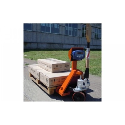 Гидравлическая тележка с весами 4BDU2000P-В бюджет 520x1200 мм (до 2000 кг)