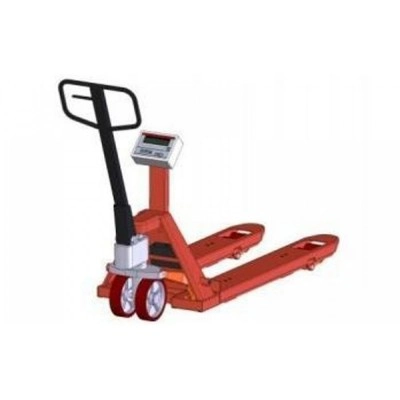 Гідравлічний візок з вагами вантажопідйомністю до 2000 кг 4BDU2000P-В практичний 520x1200 мм