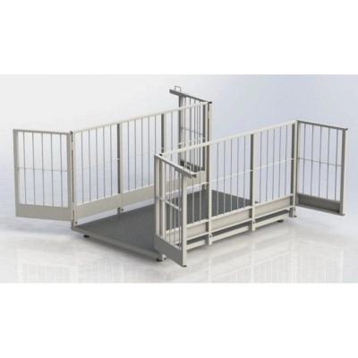 Весы для крупного рогатого скота 4BDU-300X, НПВ: 300кг, 1250х1500мм ПРАКТИЧНЫЕ