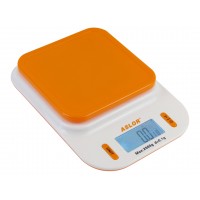Ваги електронні Aslor 109 до 2 кг 0.1 г помаранчеві