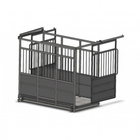 Весы для скота с раздвижными дверьми 4BDU-300X-Р, НПВ: 300кг, 1250х1500 мм БЮДЖЕТ