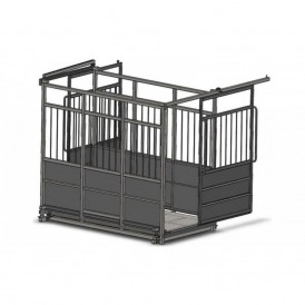Весы для КРС с раздвижными дверьми 4BDU-600X-Р, НПВ: 600кг, 1250х1250 мм БЮДЖЕТ