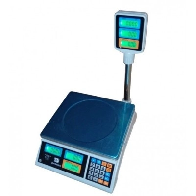 Торгові ваги ВТЕ-Центровес-15-Т2-ДВ-ЖК