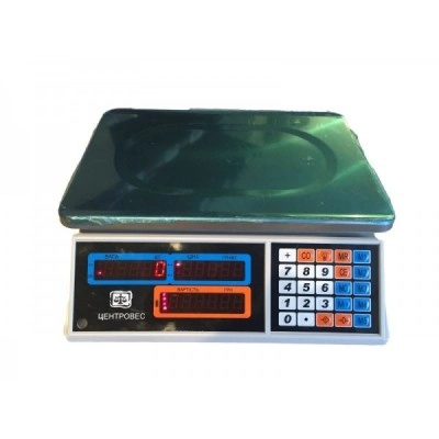 Торговые весы ВТЕ-Центровес-30-Т1-ДВ-Н-СВ Торговые весы ВТЕ-Центровес-30-Т1-ДВ-Н-СВ