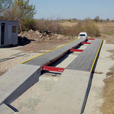 Автомобильные бетонные весы на 60 тонн 18 метров на цифровых датчиках