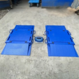 Подкладные переносные весы на 20 т с металлическими пандусами (4 платформы)