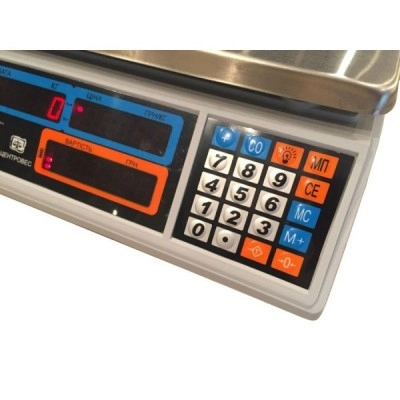 Торгова вага ВТЕ-Центровес-15-Т2-ДВ-СВ