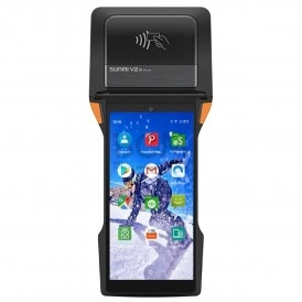 POS-терминал SUNMI V2s PLUS 80 мм принтер чеков/этикетки, 2D сканер, NFC