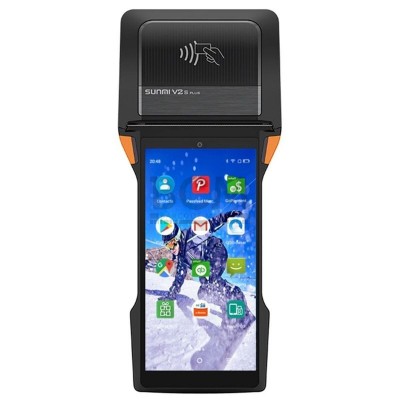 POS-терминал SUNMI V2s PLUS 80 мм принтер чеков/этикетки, 2D сканер, NFC