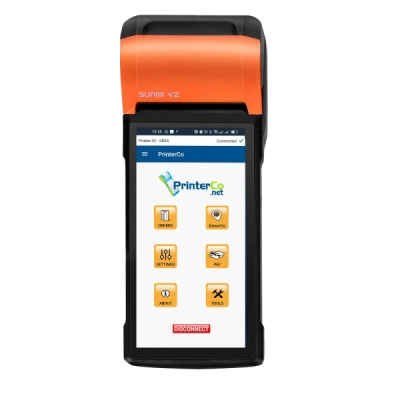 Sunmi V2s - мобільний POS-термінал для програмних РРО