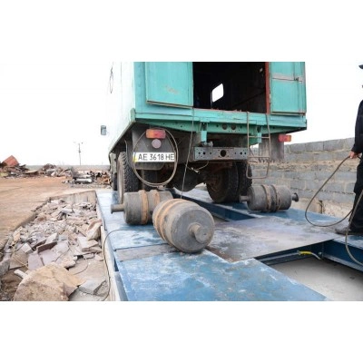 Автомобільна вага 80 тонн, 18 метрів Дніпровес ВАТ-80-18