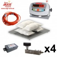 Комплект вагового обладнання для платформних ваг (4-датчики)