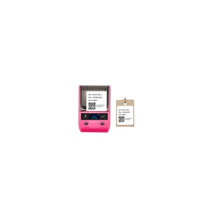 Принтер этикеток UKRMARK AT 10EW USB, Bluetooth, NFC, pink (UMDP23PK)