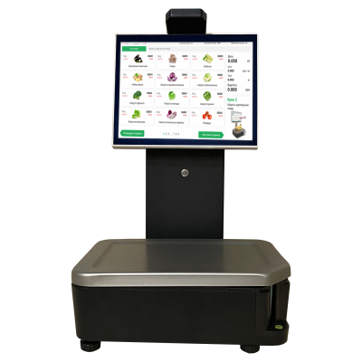 Весы самообслуживания Днепровес с печатью этикеток ВТД-ВС-2 на 15/30 кг