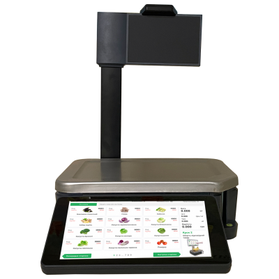Весы самообслуживания Днепровес с печатью этикеток ВТД-ВС1 15/30кг