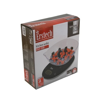 Кухонные весы Erstech EKS-5181 черные