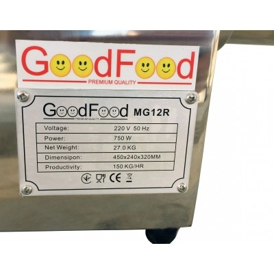 М'ясорубка MG12R Reverse GoodFood М'ясорубка MG12R Reverse GoodFood