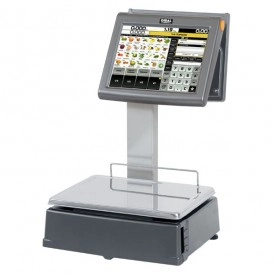 Ваги з печаткою чека Dibal D955D 6/15 KG з двома 12 TFT-дисплеями
