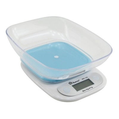 Кухонні ваги Domotec MS-125 блакитна платформа