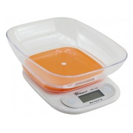 Кухонні ваги Domotec MS-125 помаранчева платформа