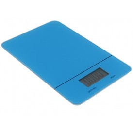 Скляні кухонні ваги QZ-166 сині