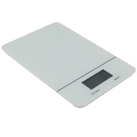 Скляні кухонні ваги QZ-166 білі