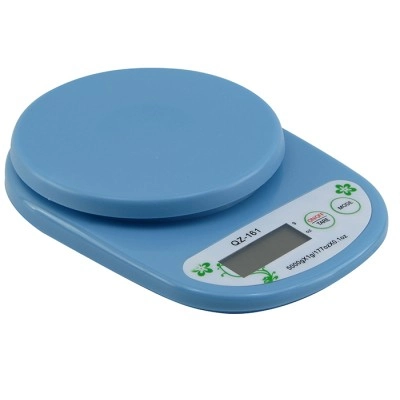 Кухонні електронні ваги QZ-161A із чашею сині