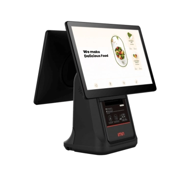 Сенсорний POS термінал iMin D4 Pro з додатковим екраном 15.6" 4/64 Гб