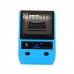 Портативний термопринтер UKRMARK DP23BL, USB/Bluetooth, рулони 15-58 мм, для чеків/етикеток, синій. Друк на термопапері та полімерних етикетках