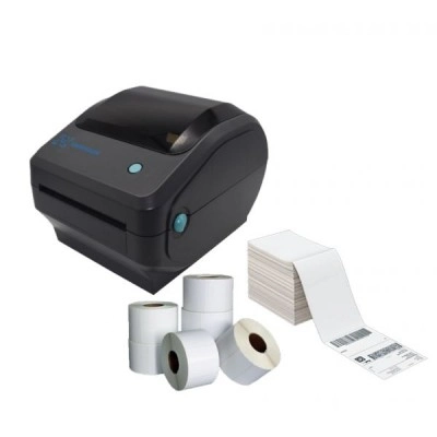 UKRMARK D1181CW, USB, чорний, шир.30-118 мм, 203dpi, настільний термопринтер етикеток, QR та штрих-кодів