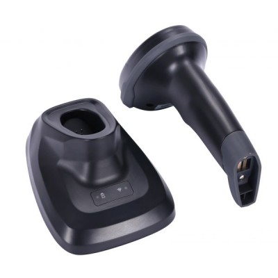 Сканер штрих-кодів UKRMARK EV-B2504(2D) для 1D, 2D, QR кодів, CMOS, Підключення: Дротове (USB) / Бездротове (Bluetooth та 433MHz)