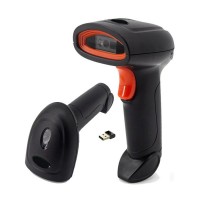 Сканер штрих-кодов UKRMARK KR-H4B для 1D, 2D, QR кодов, CMOS, подключение: Проводное (USB) / Беспроводное (2,4 GHz и Bluetooth)