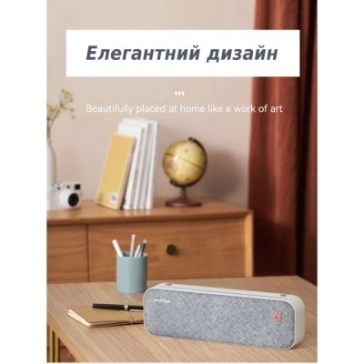 Портативний акумуляторний термопринтер UKRMARK A40GR для друку на термопапері А4, Bluetooth/USB, сірий