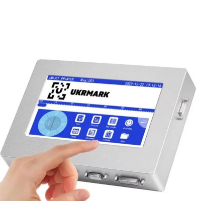 Конвейерный каплеструйный принтер UKRMARK DM-127. 12.7мм (с сенсором, без картриджа)