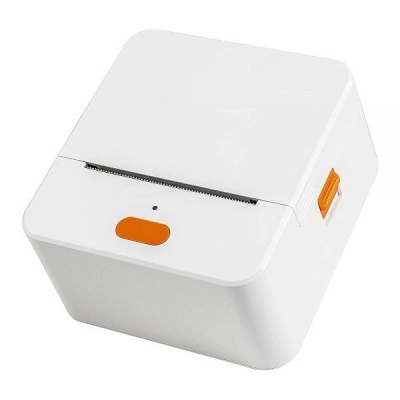 Портативний принтер етикеток UKRMARK UP1WT + Bluetooth, білий, рулони 20 - 58 мм, друкує на термопапері та полімерних етикетках.