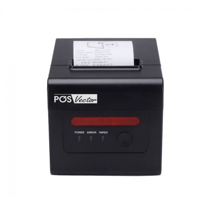 Кухонный принтер чеков чекопечати POS Vector на 80/58 мм (USB+LAN). Защита от пыли, влаги и масла