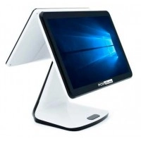 Потужний POS-термінал POS Vector Atom 15,6”, 8/128 ГБ з двома екранами. Сенсорний Windows ПОС моноблок Потужний POS-термінал POS Vector Atom 15,6”, 8/128 ГБ з двома екранами. Сенсорний Windows ПОС моноблок
