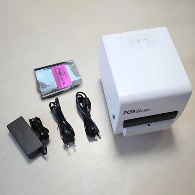 Термотрансферный принтер CH-421 для печати наклеек, штрихкодов, этикеток Термотрансферный принтер CH-421 для печати наклеек, штрихкодов, этикеток