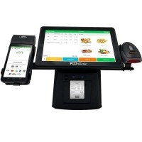 Комплексная касса 5-в-1 SHIVA POS Android 13 для магазина и торговли. POS-терминал + принтер чеков + сканер штрихкодов + держатель + ПО Комплексная касса 5-в-1 SHIVA POS Android 13 для магазина и торговли. POS-терминал + принтер чеков + сканер штрихкодов + держатель + ПО