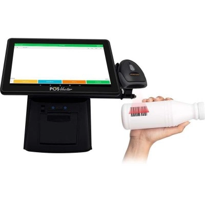 Універсальна каса SHIVA POS Windows 5-в-1. POS-термінал + вбудований принтер чеків + сканер штрихкодів + тримач + ПЗ