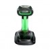 Бездротовий сканер зчитувач штрих-кодів 2D/1D Bluetooth. Зчитувач штрих-кодів з базою для зарядки