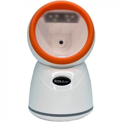 Cтаціонарний QR сканер POS Vector (USB). Багатоплощинний 1D/2D CMOS зчитувач штрих-кодів