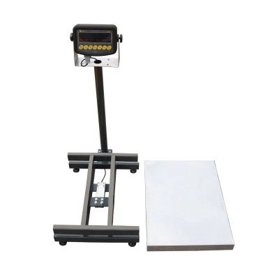 Ваги товарні підлогові до 300 кг 600х800 мм полегшені 300ВП1-Тв (ПБН) Ваговимірювальні системи