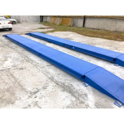 Безфундаментні ваги автомобільні на 40 тонн, довжина 8 метрів Ваговимірювальні системи