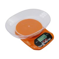 Кухонные электронные весы ZJ-5 оранжевые