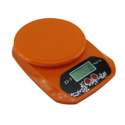 Кухонные электронные весы ZJ-5 оранжевые