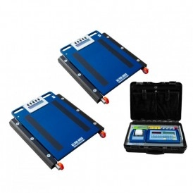 Бездротова підкладна вага Dini Argeo на 15 тонн на дві платформи розміром 400*560*58