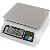 Весы настольные CAS SW-20 до 20 кг точность 10 г| с нержавеющей платформой