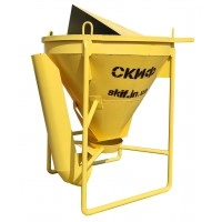 Бункер цементу для бетону Скіф 0,75 куба БК – 1 (з капюшоном)