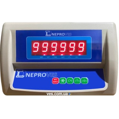 Весы платформенные 1000 кг Днепровес ВПД1215Л размер 1200х1500 мм, точность 500 г Весы платформенные 1000 кг Днепровес ВПД1215Л размер 1200х1500 мм, точность 500 г